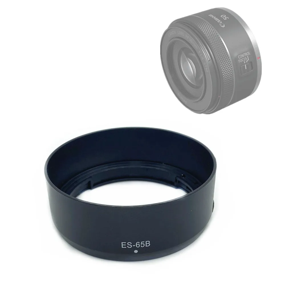 

ES65B Lens Hood Sunshade replace ES-65B for Canon RF 50mm F1.8 STM , RF 50 mm f/1.8 STM