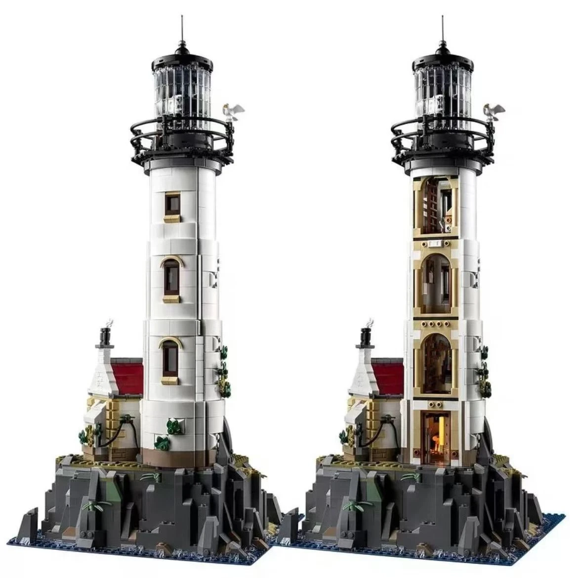 2022 New Electric Lighthouse 21335 2065pcs Model Building Block Motorised Bricks Assembly Toys For Children Christmas Gifts