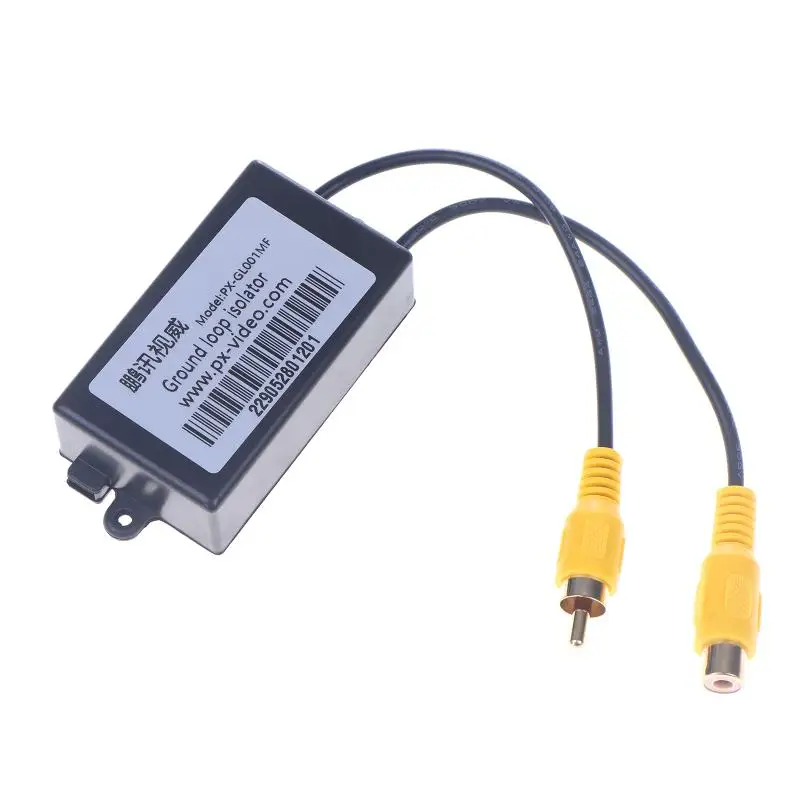 Plastic RCA Video Isolator Monitoring Video Interference AV Video Filter Eliminates Strong Current Horizontal Grain Snowflake
