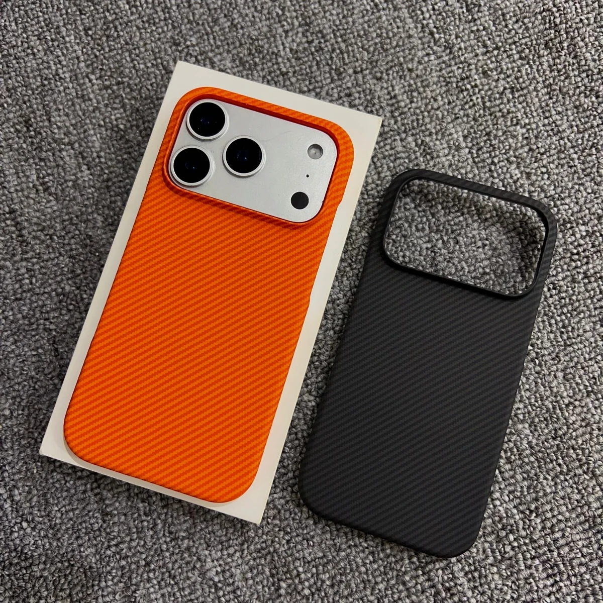 Carbon Fiber Pattern Frameless PC For Magsafe Case For iPhone 17 Air 16 Plus 15 14 13 12 Pro Max Magnetic Wireless Charge Cover 2