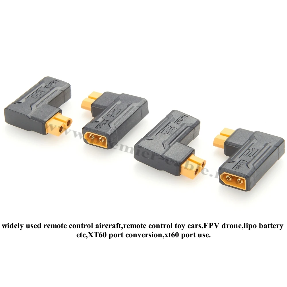 thumbnail image 2 of Male To Female Adapters 4-Pack XT60 Male To Female Connector Adapters - No Wire Connectors For RC LiPo Batteries & Drones Drone Connector Adapters 2 of 13