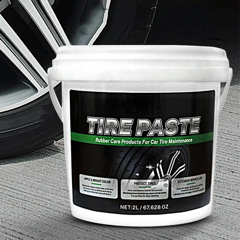 Car Polish And Sealant 2L Car Wax And Tire Polish Wax Enhanced Gloss Long-Lasting Protection Complete Polishing &