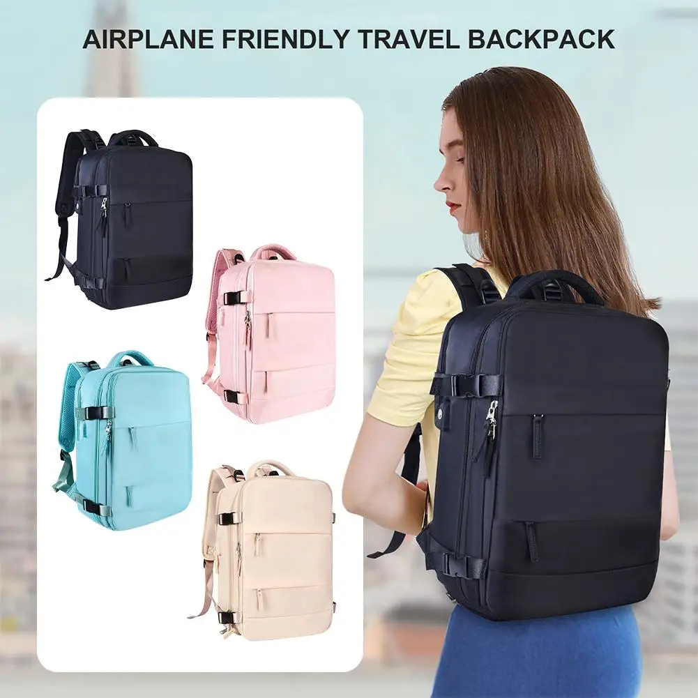 

Travel Backpack Large Backpack Men Rucksack 40L Expandable Business Travel Bag for Men Fits in 14 inch Laptop P5W2