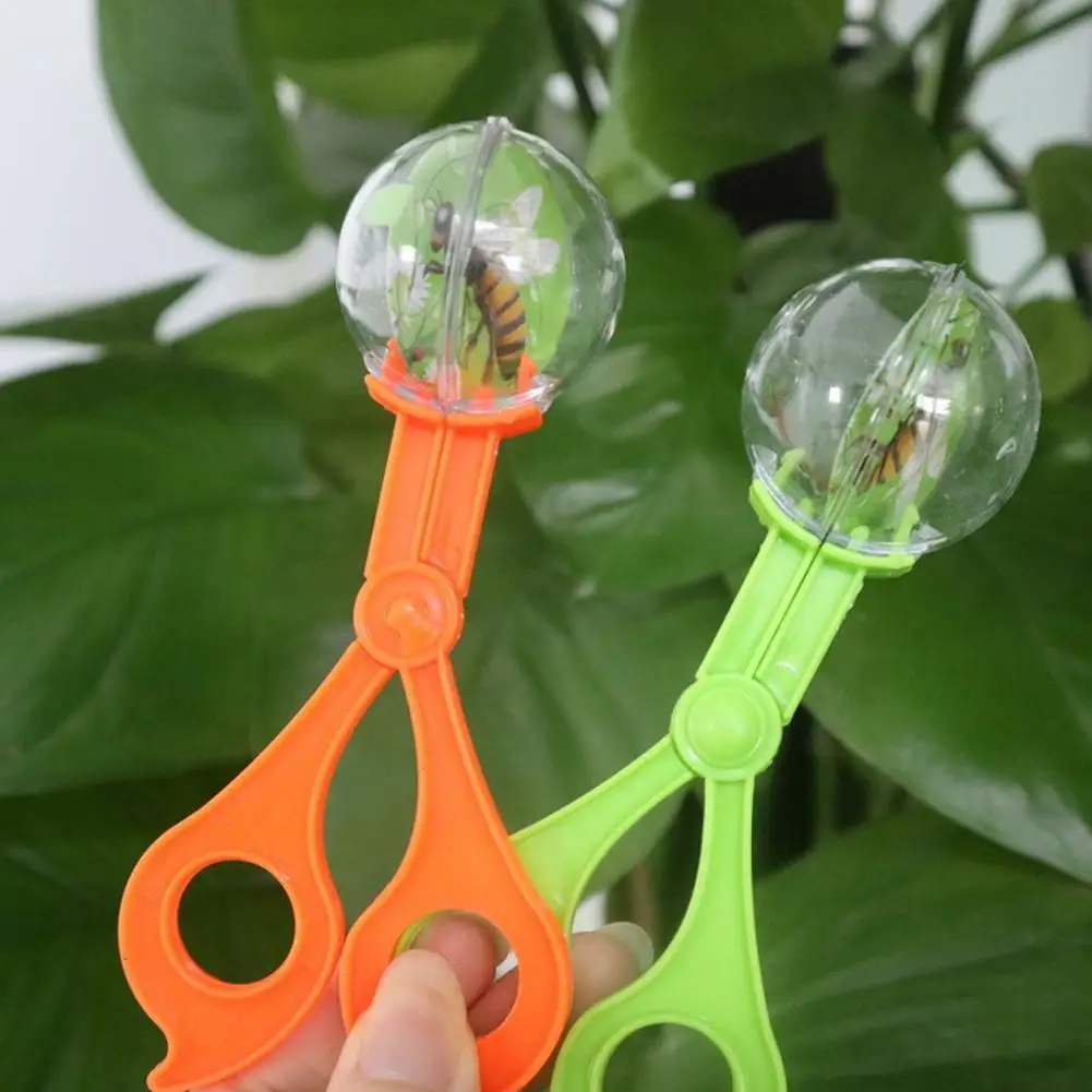 

10X Insect Trap Handy Scoopers Bug Catcher Set Insects Scissors Outdoor Toys Child Portable Insects Catcher Tongs Light Tweezers