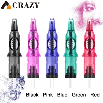 10/5pcs Ballpoint Cartridge Tattoo Needles Tattoo Practice Needle for Beginner Designer Drawing Practice for Tattoo Pen Machine