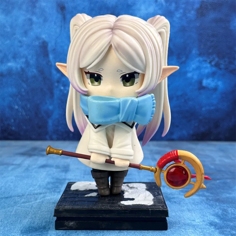 Anime Frieren: Beyond Journey's End Animations-Peripherieartikel Handgefertigte PVC-Modellfigur Frieren Kawaii Mädchen Ornamente Spielzeug Geschenke – Detail 1