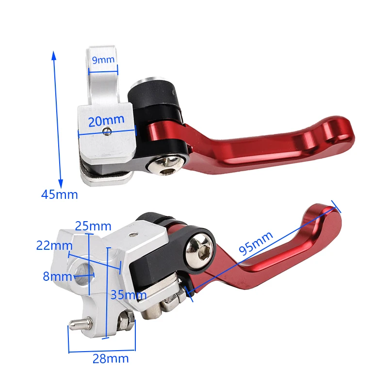 오토바이 CNC 핸들 클러치 브레이크 레버, KTM 125-500 SX SXF XC XCF XCW EXC EXCF 2014-2023 가스 EX EXF MC MCF EC ECF
