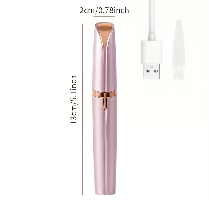 Eyebrow Trimmer Electric Eyebrow Trimmer USB Rechargeable Mini Electric Eyebrow Trimmer-Convenient and Easy Facial Beauty