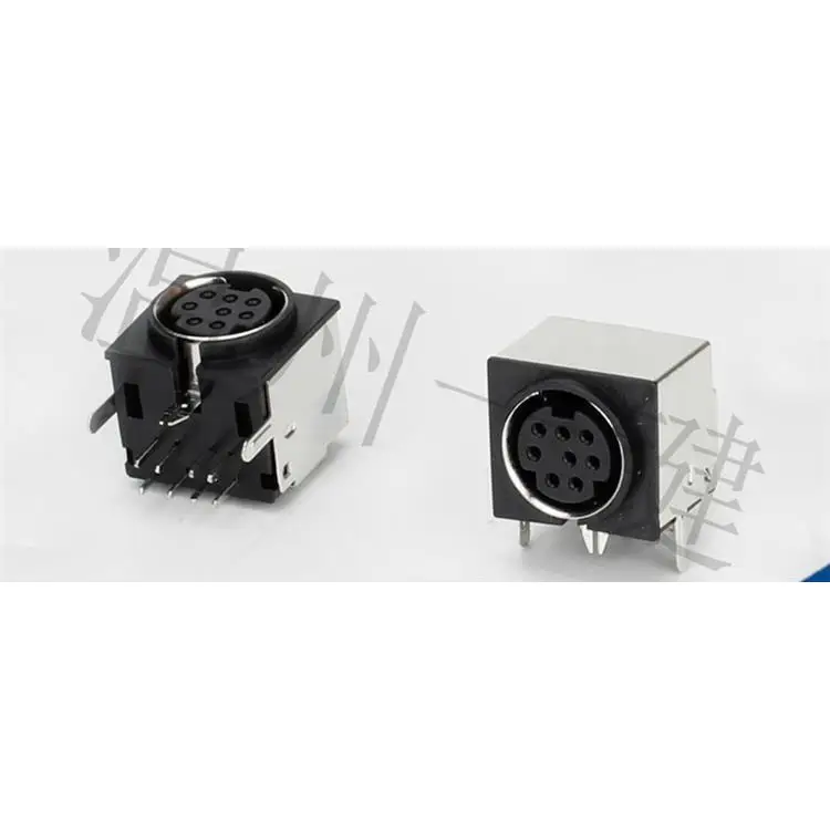 

10pcs original new MDC-8-02a square keyboard plug S terminal half pack 8-pin 8-core DIN socket female