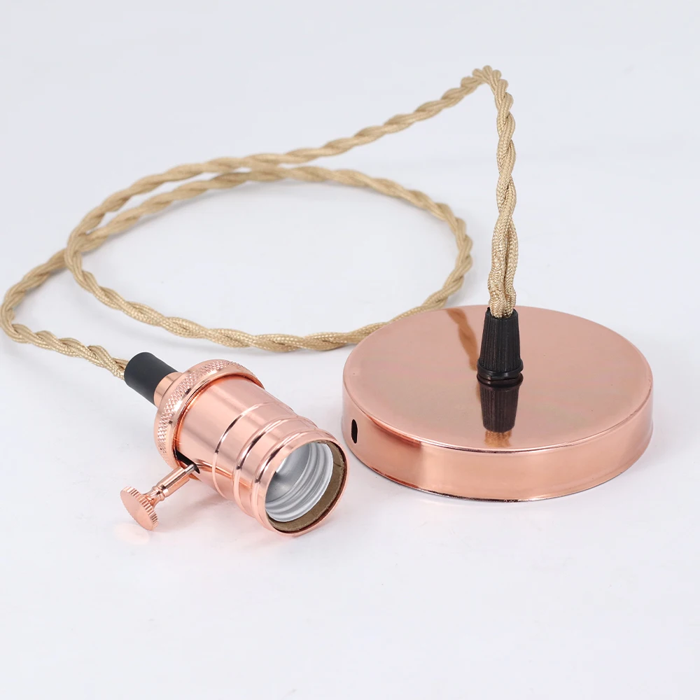 Aluminum Vintage Light E27 Lamp Holder Chandelier for 110V 220V Led/Edison Bulb Vintage Retro Bar Hanging Lamp for Home/room