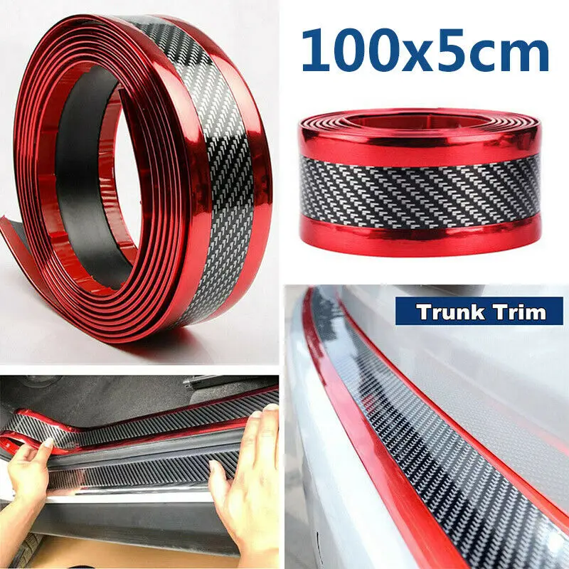 

Автомобильная полоса для бампера, автомобильная наклейка, полоса из углеродного волокна для литья, отделка переднего бампера, стиль автомобиля