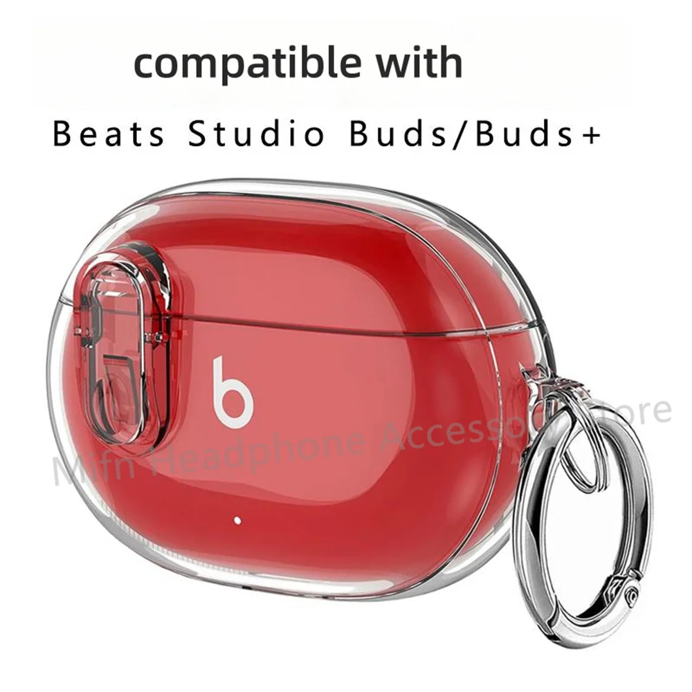 Nuova Custodia Trasparente Per Beats Studio Buds + Con Auricolare Con Blocco Sicuro Custodia Protettiva Antigraffio Per Beats Studio Buds +