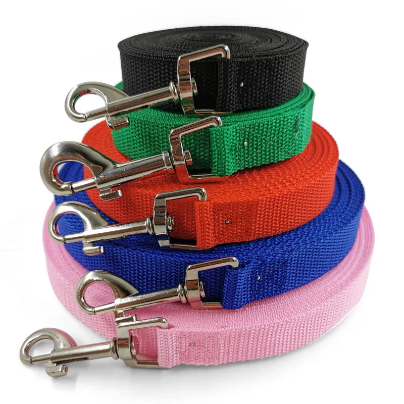 Durable Nylon Dog Training Leash – Adjustable Long Lanyard