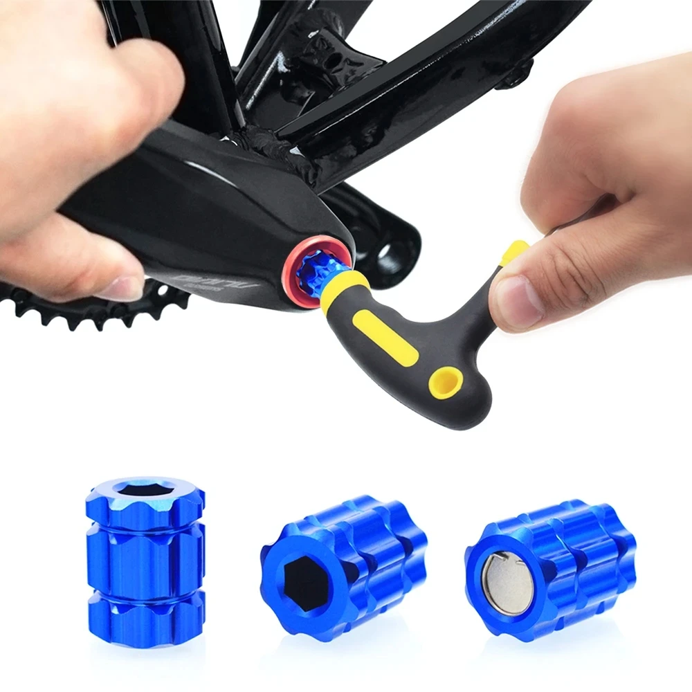 

RISK XT MTB Road Bike Repair Tool Shimano HollowTech Installation Removal Crank Cover Tool Hollow Axle Integrated Chainring