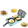 220V multifunctional breakfast machine for grilling, frying, grilling, and making waffles 1