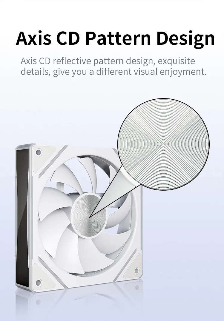 Prism S1 Chassis Fan 120MM ARGB 5V 3Pin PWM PC Cooling Fan Cooler for PC Case 80