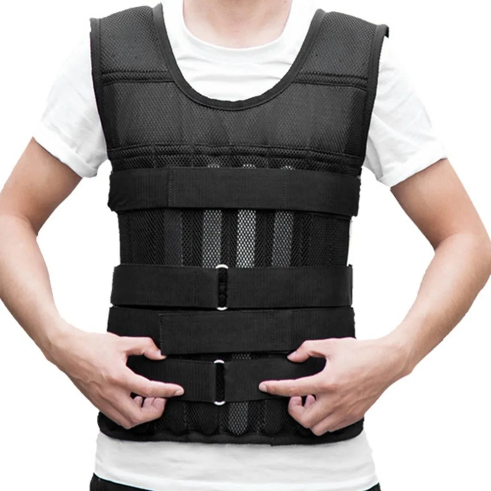 

15kg 20kg 50kg Adjustable Weighted Vest Ultra Thin Breathable Workout Exercise Carrier Vest for Training Fitness Weight-bearing
