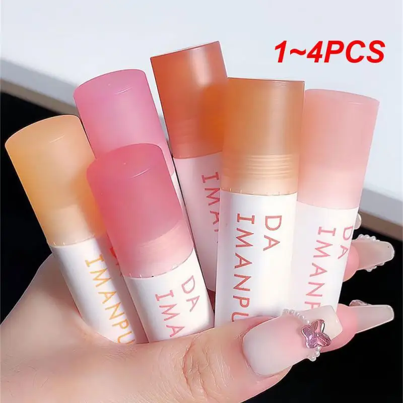 

1~4PCS Lip Mud Simple Security Cosmetics Gradient Skin-friendly Multi-color Beauty And Health Students Parity Comfortable
