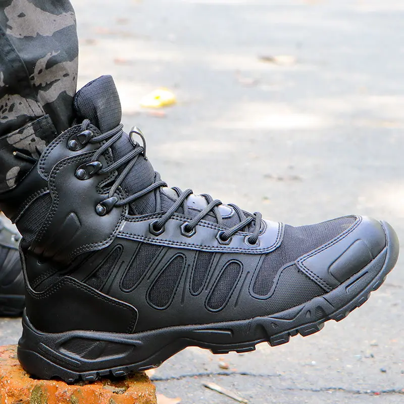 Botas Largas Botas Militares Hombre Aliexpress Botas Militares