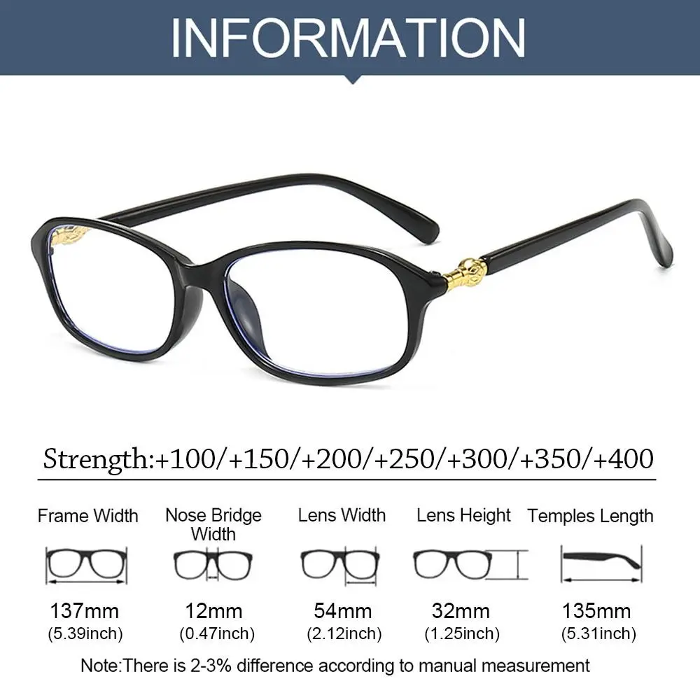 Ultralight PC Anti Blue Light Reading Glasses for Men and Women