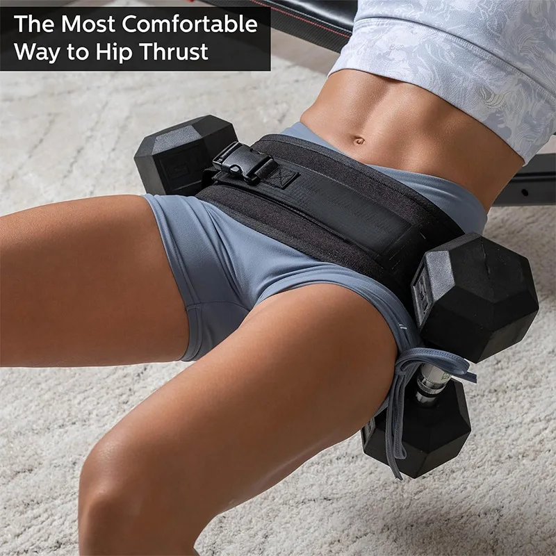 Yoga Exercise Dumbbells Waist Weight Belt Hip Bridge Assist Fitness Training with Thrust Weight Belt hip thrust belt