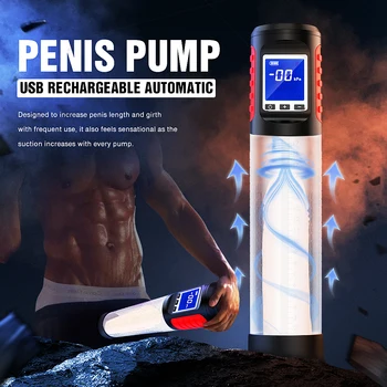 IPHISI Electric Penis Pump Pocket Pussy Male Masturbator Penis Extender Penile Vacuum Enlargement Erection Delayed Ejaculation 5