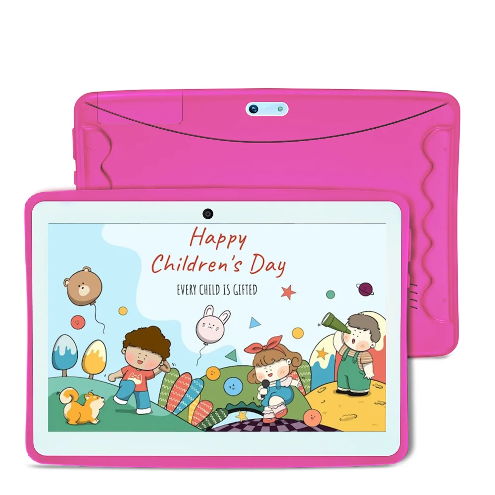 Sauenaneo New 10.1-inch Kids Tablet Android Children's Game Education Tablet Quad Core 4GB RAM 64GB ROM  Android 11 6