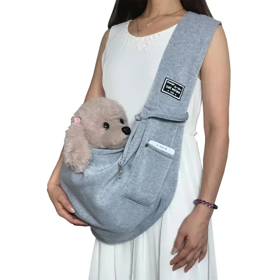 Pet Carrier Bag Pet Carrying Bag Pet Backpack Comfortable Pet Crossbody Shoulder Bag Outdoor Travel Portable Cat Puppy Sling Carrier Bag Dog Carrying Supplies