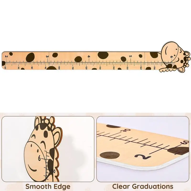 PVC Wall Growth Chart Adhesive Decor Decorative Decal Baby Height Measure Ruler Removable Wall Sticker for Kids Room