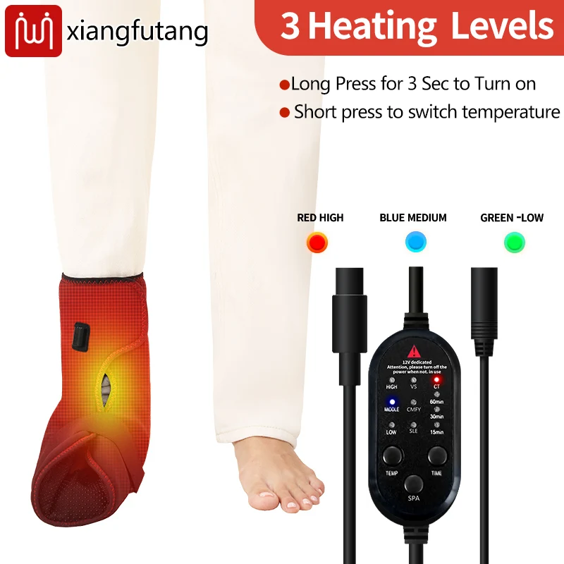 Electric Foot Massager with Heat & Warmth Vibration Relief Pain