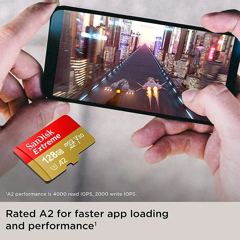 Sandisk- ޸ ī 1 ׶Ʈ, ͽƮ ũ SD ī A2 V30 U3 4K 64GB ÷ TF ޸ ī 128GB 256GB DJI gopro ũ sd