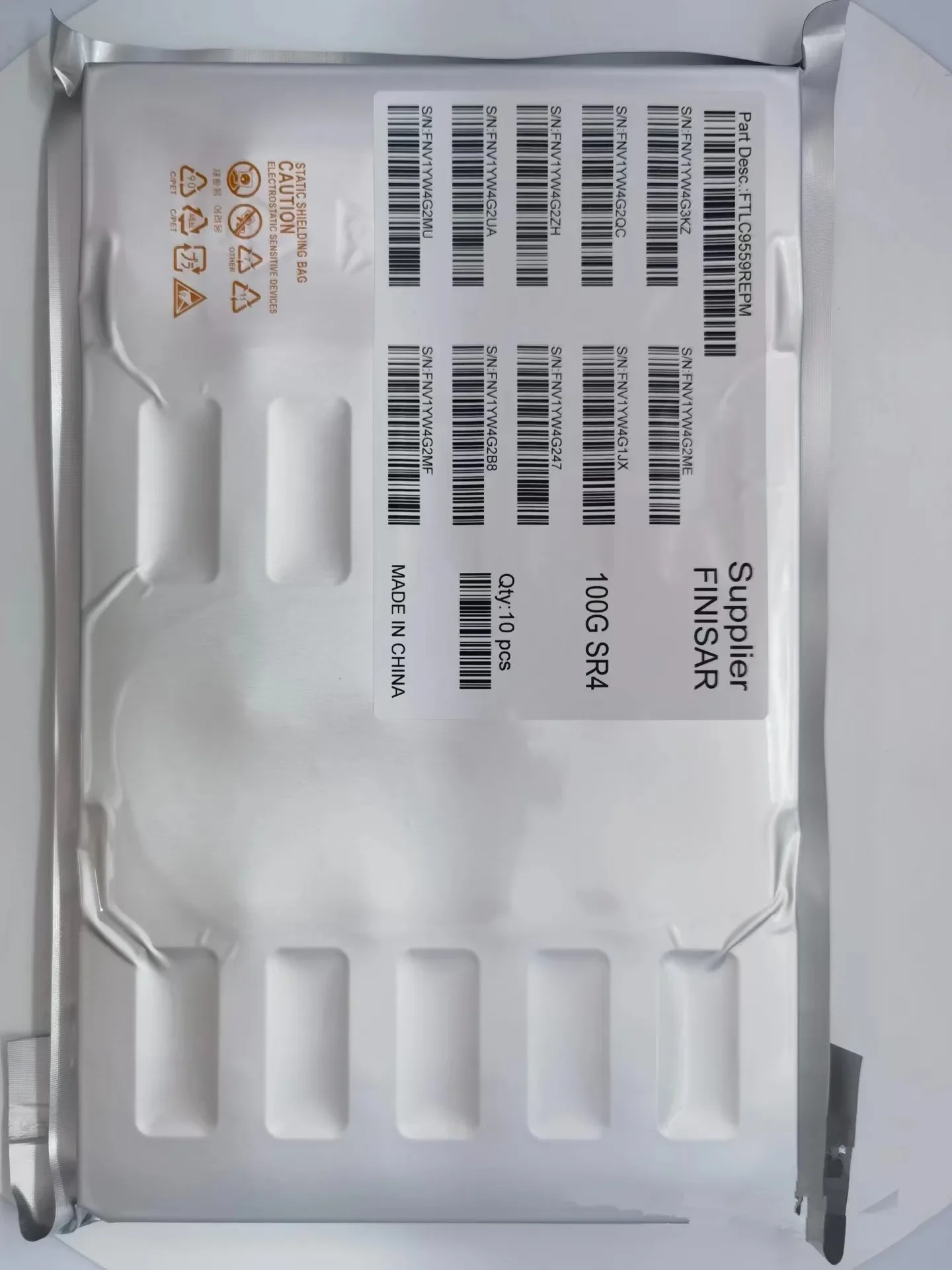 Finisar 100GB QSFP Fiber Optical Module FTLC9558REPM 100GBASE-SR4 100M OM4 MMF/QSFP 100G Fiber Transceiver