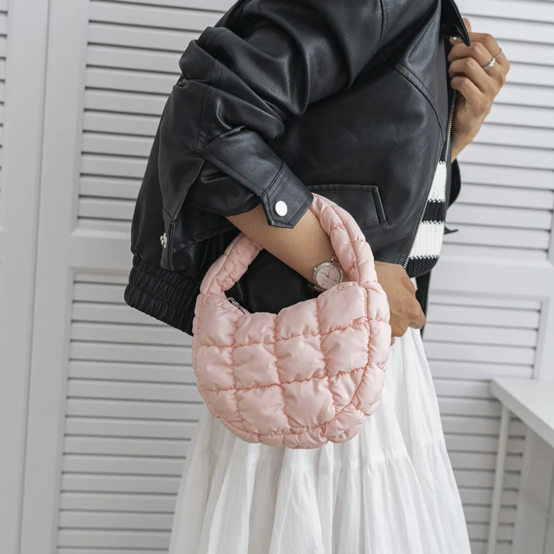 2023 New Luxury Designer Handbags High Quality M Hobo Lambskin Crescent  Fold Underarm Handheld Stick Cross Body Bag for Women - AliExpress