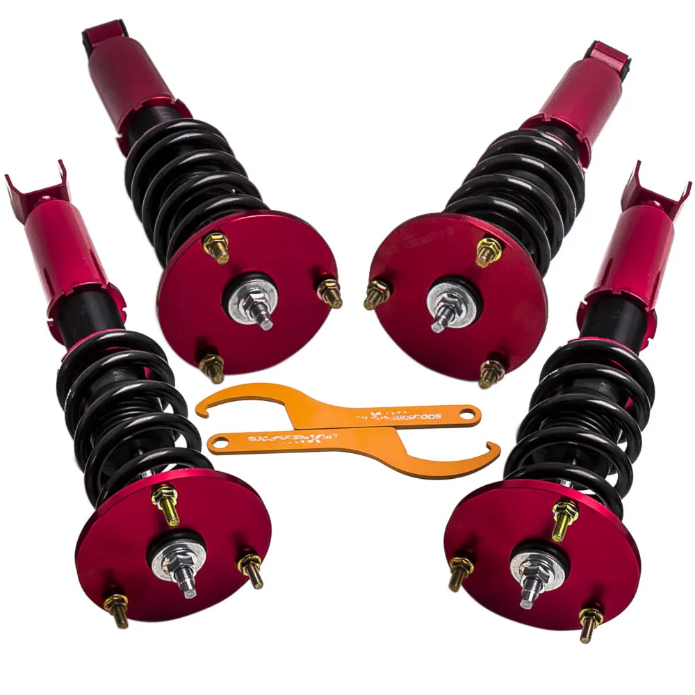 

MaXpeedingrods Street Coilover Lowering Kit for Toyota Supra 3.0L 1993-1998 Shock Absorbers Complete Coilovers Lowering Kits