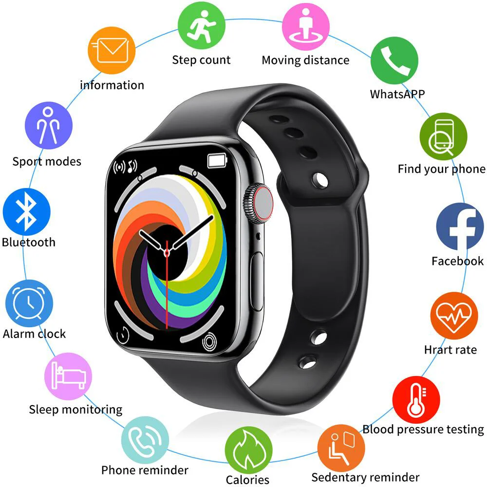 Смарт-часы LUCK с Bluetooth для мужчин и женщин спортивный фитнес-браслет пульсометром