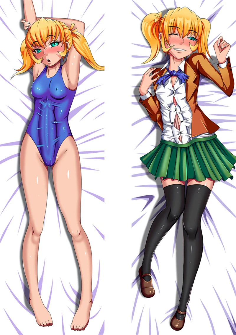 Anime Futaba! Mix: Futanari World Lota Cosplay Dakimakura Sarung Bantal Ketat Tubuh Hadiah Natal Prop