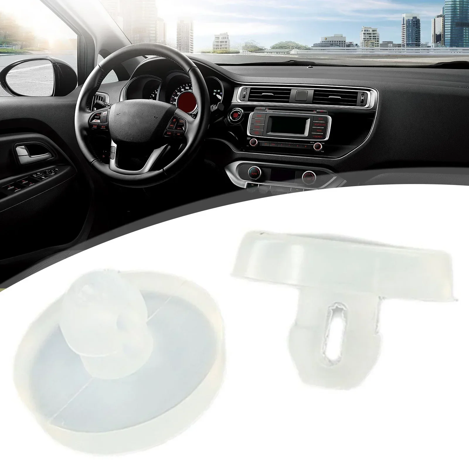 Car Accessories Car Pedals 2Pcs Car Brake Pedal Buffer For Hyundai KIN For Kia Brake Pedal Stopper Light Switch Buffer Cushion Rubber 32876-36000