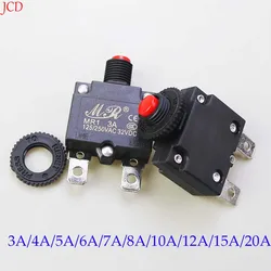 Universal Circuit Breaker Overload Protector Switch Fuse - 12A