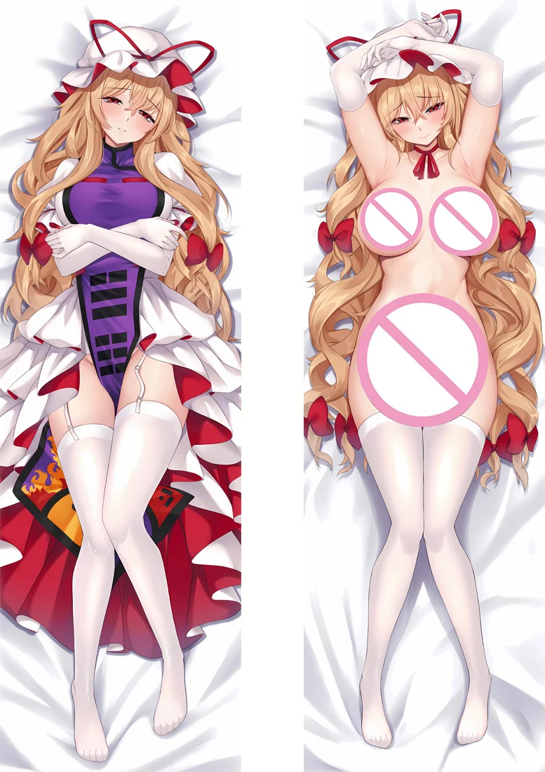 

Touhou Project Yakumo Yukari Dakimakura Body Pillow Cushion Cover Printed Anime Decorative Throw Long Pillowcase