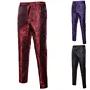 Punk Gothic Men Party Performance Steampunk Cosplay Victorian Pants Street Court Pattern  Colombian Woman Denim Noble Longs 1