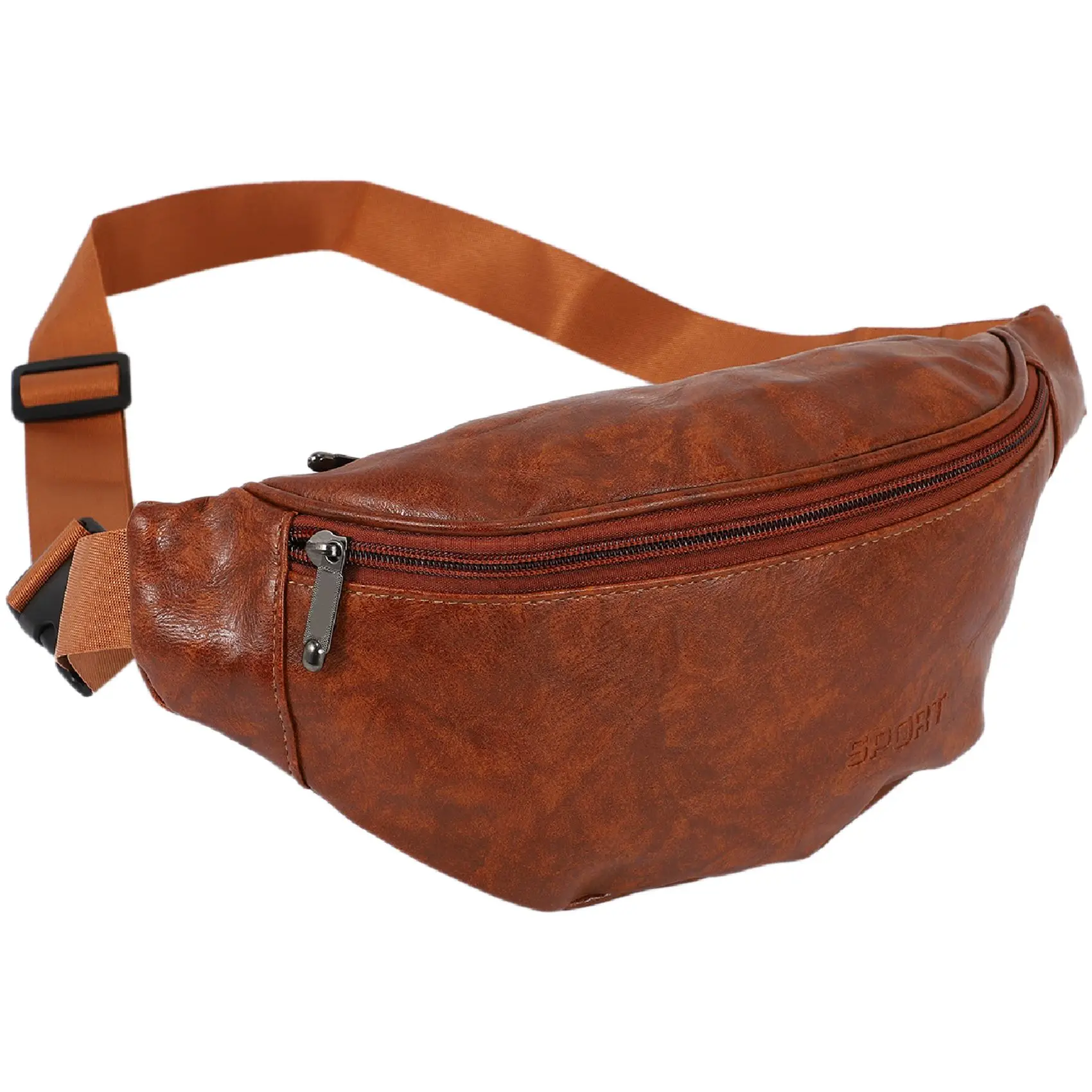 

Модные поясные сумки, мужская кожаная поясная сумка, Повседневная Водонепроницаемая нагрудная сумка для улицы