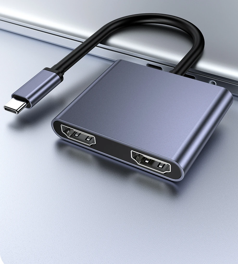 USB C para HDMI duplo