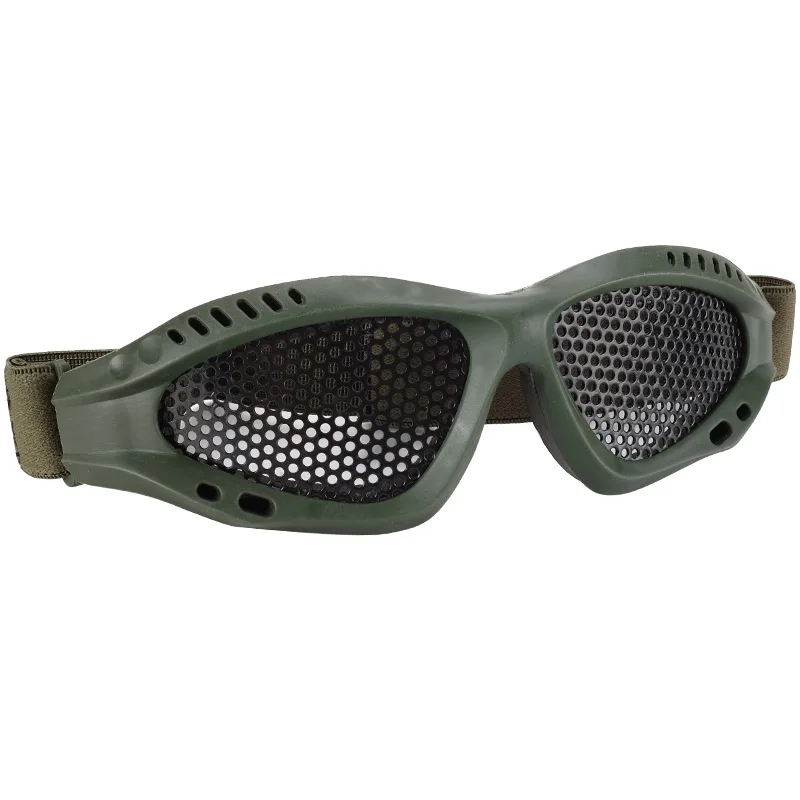 Outdoors Military Airsoft Net Tactical Shock Resistance Eyes Protecting Outdoor Sports Metal Mesh Glasses Goggle Outdoor Tools