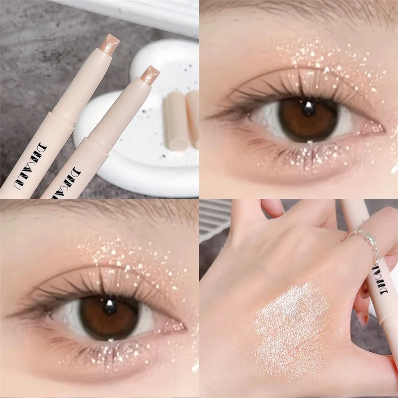 Waterproof Eyeshadow Stick Long Lasting Glittering Highlighter Pen_voghion.com