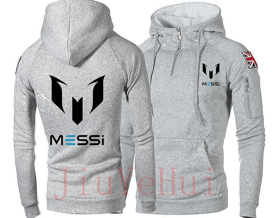 Messies 30 Stampa Cerniera Felpa Con Cappuccio Felpe Con Cappuccio In Pile Felpe Uomo Streetswear Argentina Jersey Cappotto Giacche