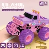 JJRC Q157 Pink 2.4G Remote Control Electric Vehicle Big Wheel Fast Purple Truck Remote Control Girls Children's Toys 3