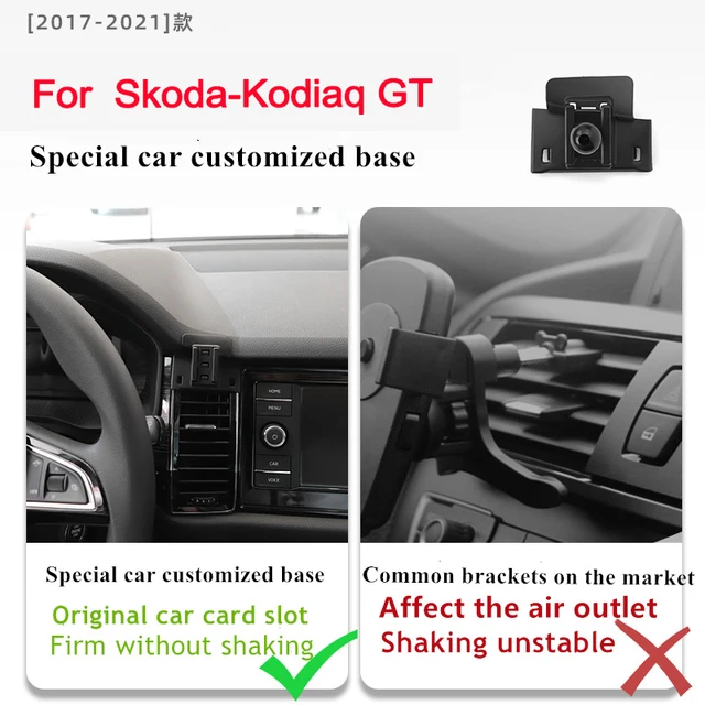 Speziell für Skoda Kodiaq Autotelefonhalter Gravity Mobile Stand  GPS-Unterstützung Lüftungshalterung Zubehör 