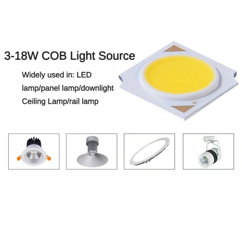 5pcs 15W 10W Cob Led 칩 Cri93 Led 1313mm 3W 5W 7W 12W 2700K 3000K Led 구슬 스포트라이트 Led 통 램프 GU10 빛