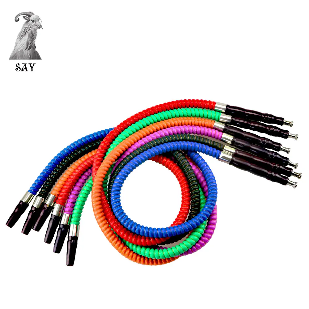 1pc 100cm Small Hookah Shisha Set Smoking Accessories Cortex Hose Plastic Handle Sheesha Water Pipe Nargile Cachimba Vattenpipa