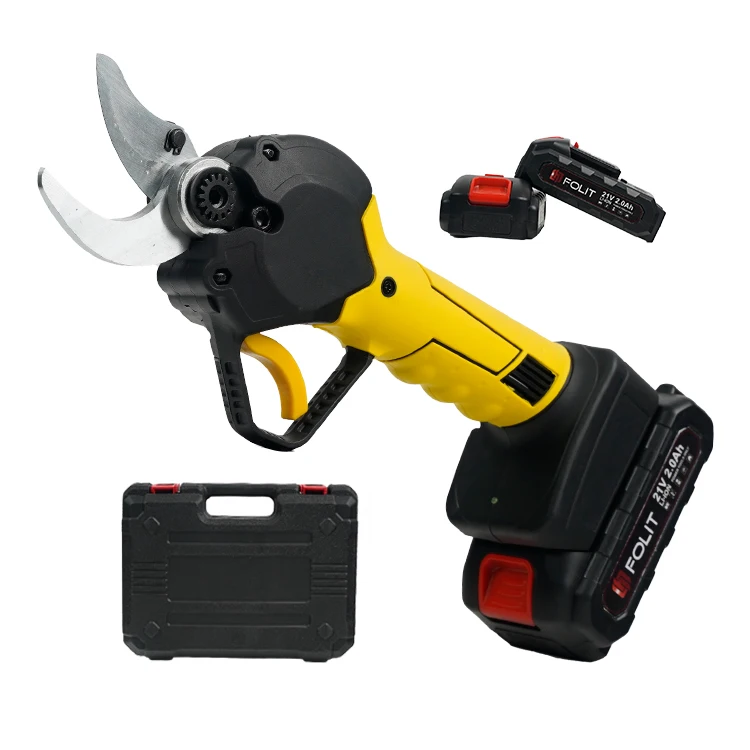 Electric Pruning Battery Powered Tree Branch Pruner With 2 PCS Lithium Battery 30mm (1.2inch) Cutting Diameter Electric Pruning